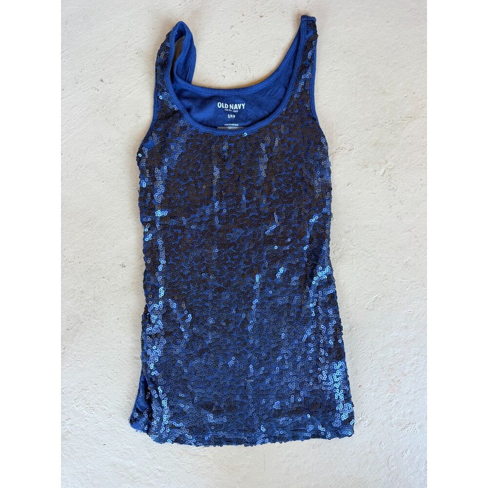 Y2K Old Navy Sequin Tank Top
